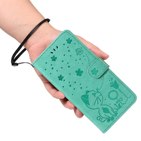 Eleganten ovitek etui za Samsung A57, Mucek, Zelen