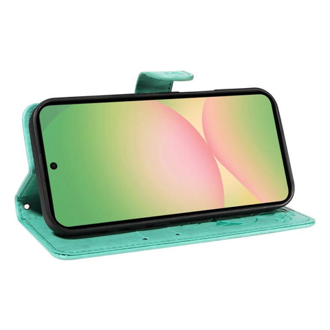 Eleganten ovitek etui za Samsung A57, Mucek, Zelen
