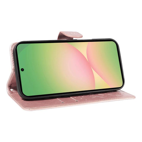 Eleganten ovitek etui za Samsung A57, Mucek, Rose Gold