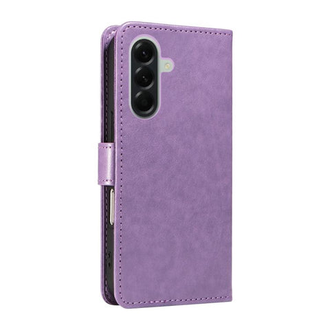 Eleganten ovitek etui za Samsung A57, Mucek, Vijoličen
