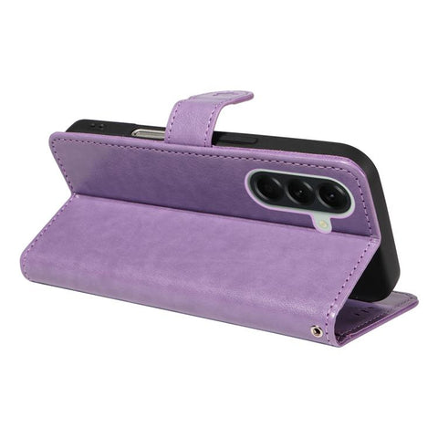 Eleganten ovitek etui za Samsung A57, Mucek, Vijoličen