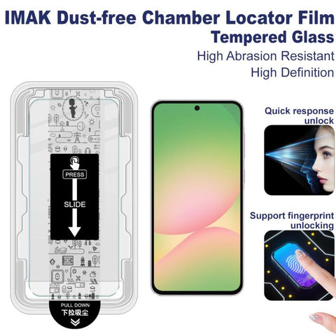 IMAK Dust-free Chamber zaščitno steklo za Samsung A36 / A56