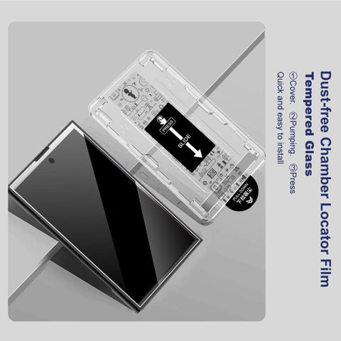 IMAK Dust-free Chamber zaščitno steklo za Samsung A36 / A56