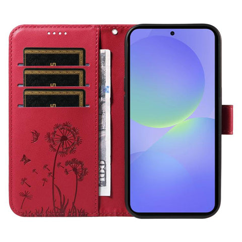 Eleganten ovitek etui za Samsung A36 / A37 / A56, Regrat, Rdeč