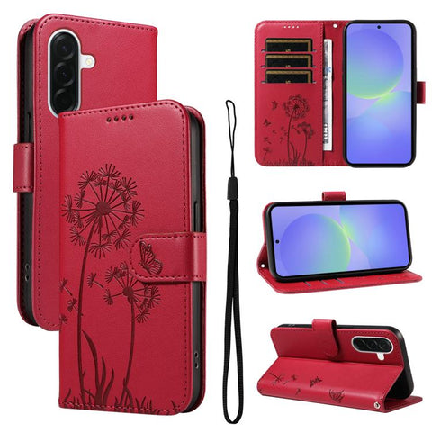 Eleganten ovitek etui za Samsung A36 / A37 / A56, Regrat, Rdeč