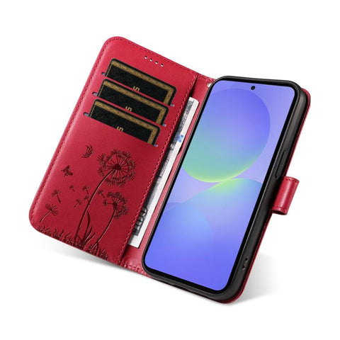 Eleganten ovitek etui za Samsung A36 / A37 / A56, Regrat, Rdeč