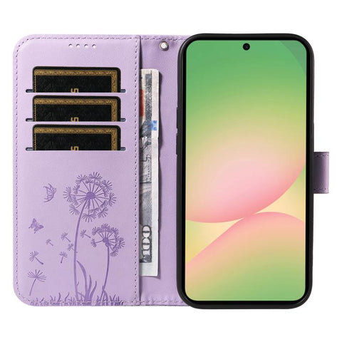 Eleganten ovitek etui za Samsung A57 5G, Regrat, Vijoličen