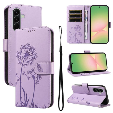 Eleganten ovitek etui za Samsung A57 5G, Regrat, Vijoličen