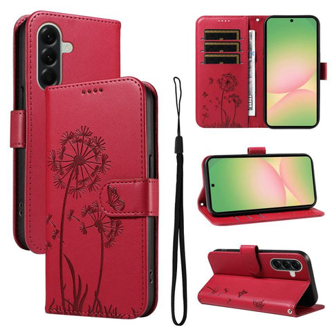 Eleganten ovitek etui za Samsung A57 5G, Regrat, Rdeč