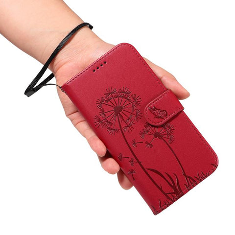 Eleganten ovitek etui za Samsung A57 5G, Regrat, Rdeč