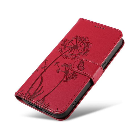 Eleganten ovitek etui za Samsung A57 5G, Regrat, Rdeč