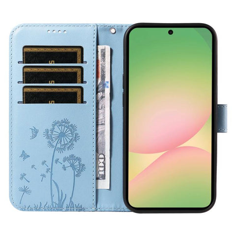 Eleganten ovitek etui za Samsung A57 5G, Regrat, Nebeško moder