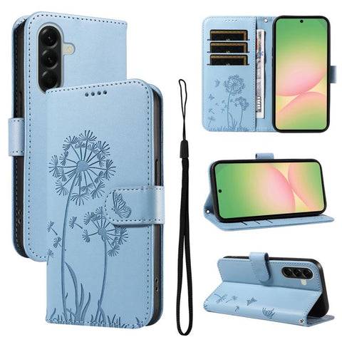 Eleganten ovitek etui za Samsung A57 5G, Regrat, Nebeško moder
