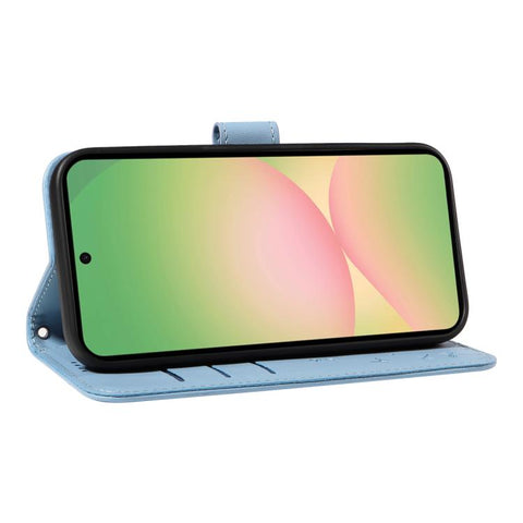 Eleganten ovitek etui za Samsung A57 5G, Regrat, Nebeško moder