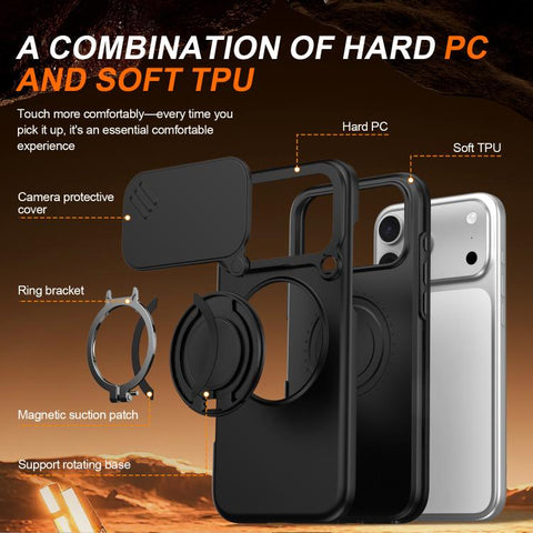 Armor ovitek za iPhone 17 Pro Max / 18 Pro Max, Črn