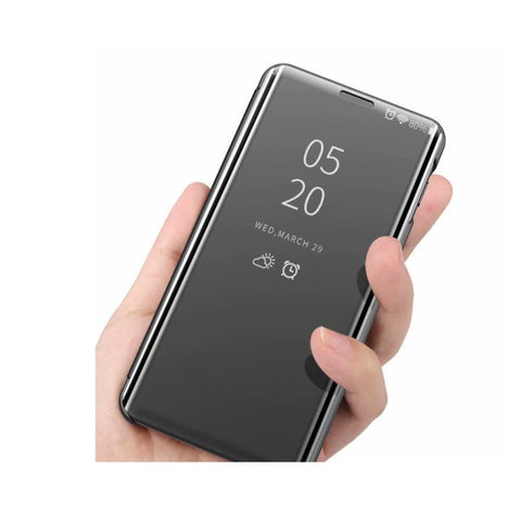 Etui/ovitek s prednjim steklom za  Samsung S21 FE | Črn