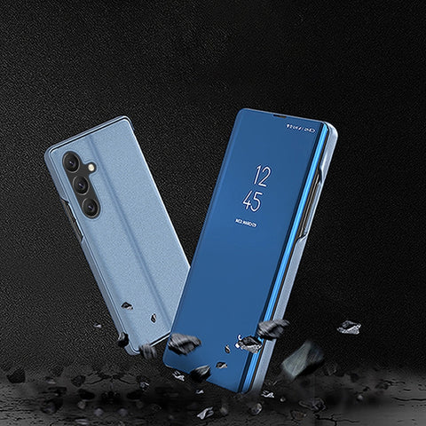 Etui ovitek s prednjim steklom za Samsung A56, Vijoličen