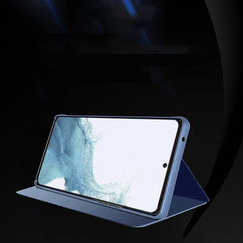 Etui ovitek s prednjim steklom za  Samsung S25 5G, Moder