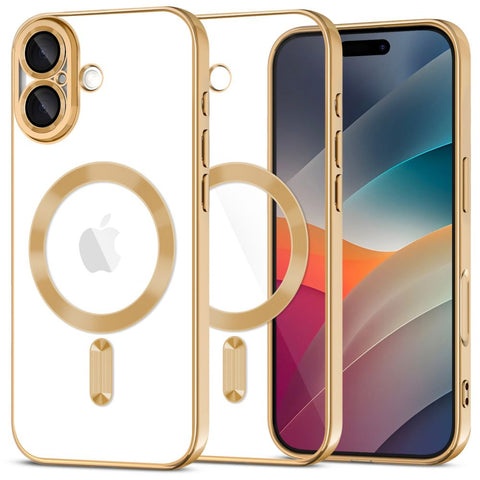 Tech-Protect MagFlex MagSafe ovitek za iPhone 17, Shiny Gold