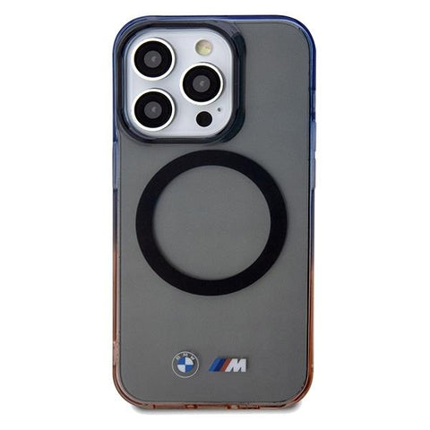 BMW Gradient Bumper MagSafe ovitek za iPhone 15 Pro, Gray