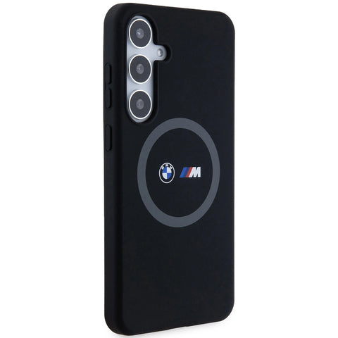 BMW Printed Ring MagSafe ovitek za Samsung S24 Plus, Black