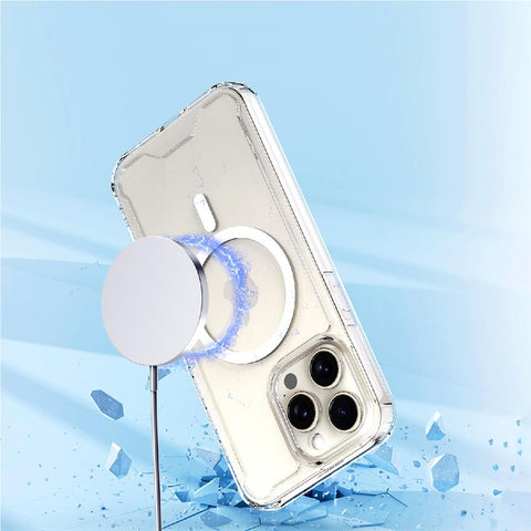 Hybrid MagSafe Corner ovitek za iPhone 16 Pro, Prozoren