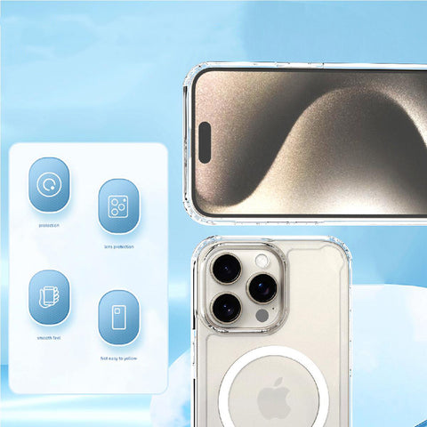 Hybrid MagSafe Corner ovitek za iPhone 16 Pro, Prozoren