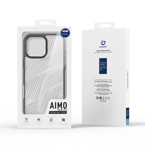 Dux Ducis AIMO ovitek za iPhone 16 Pro Max, Črn