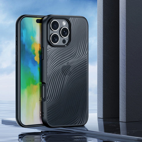 Dux Ducis AIMO ovitek za iPhone 16 Pro Max, Črn