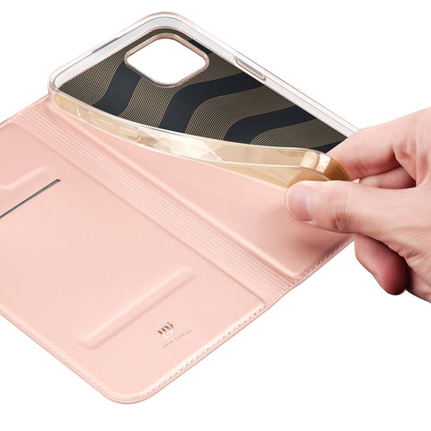 DUX DUCIS Skin Pro etui/ovitek iPhone 15 Plus, Rose Gold