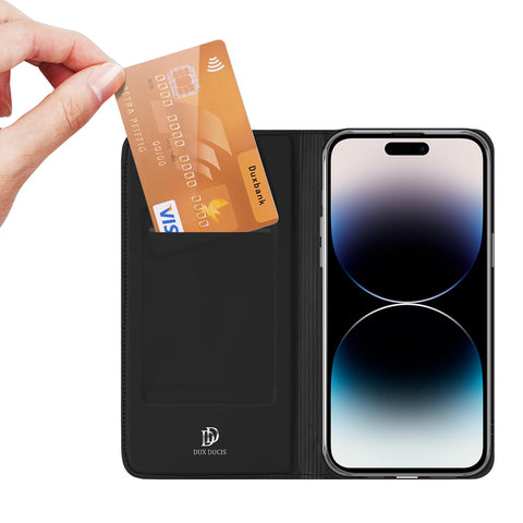 DUX DUCIS Skin Pro etui ovitek iPhone 16 Pro, Črn