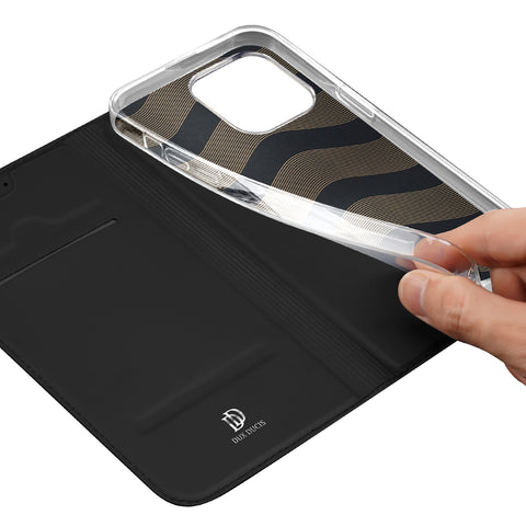 DUX DUCIS Skin Pro etui ovitek iPhone 16 Pro, Črn