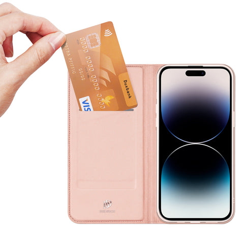 DUX DUCIS Skin Pro etui/ovitek iPhone 15 Pro, Rose Gold