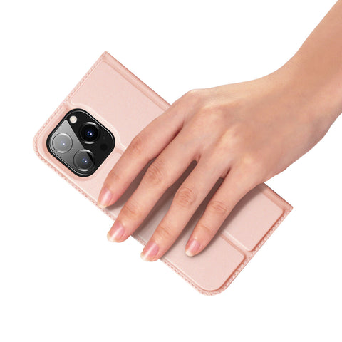 DUX DUCIS Skin Pro etui/ovitek iPhone 16 Pro, Rose Gold