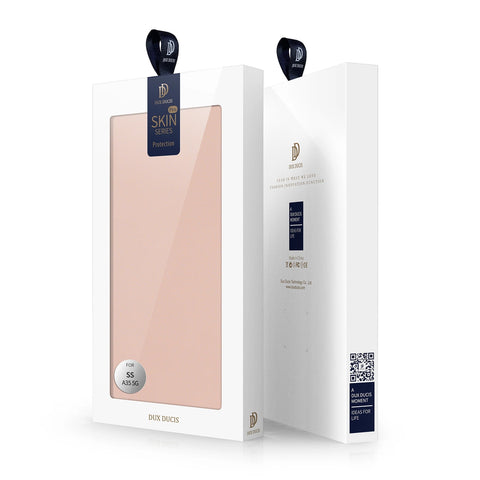 DUX DUCIS Skin Pro eleganten etui/ovitek za Samsung A35 5G, Rose Gold