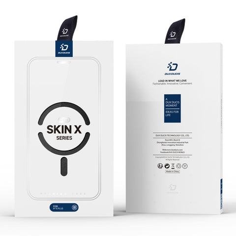 DUX DUCIS Skin X Pro MagSafe etui/ovitek za iPhone 15, Črn