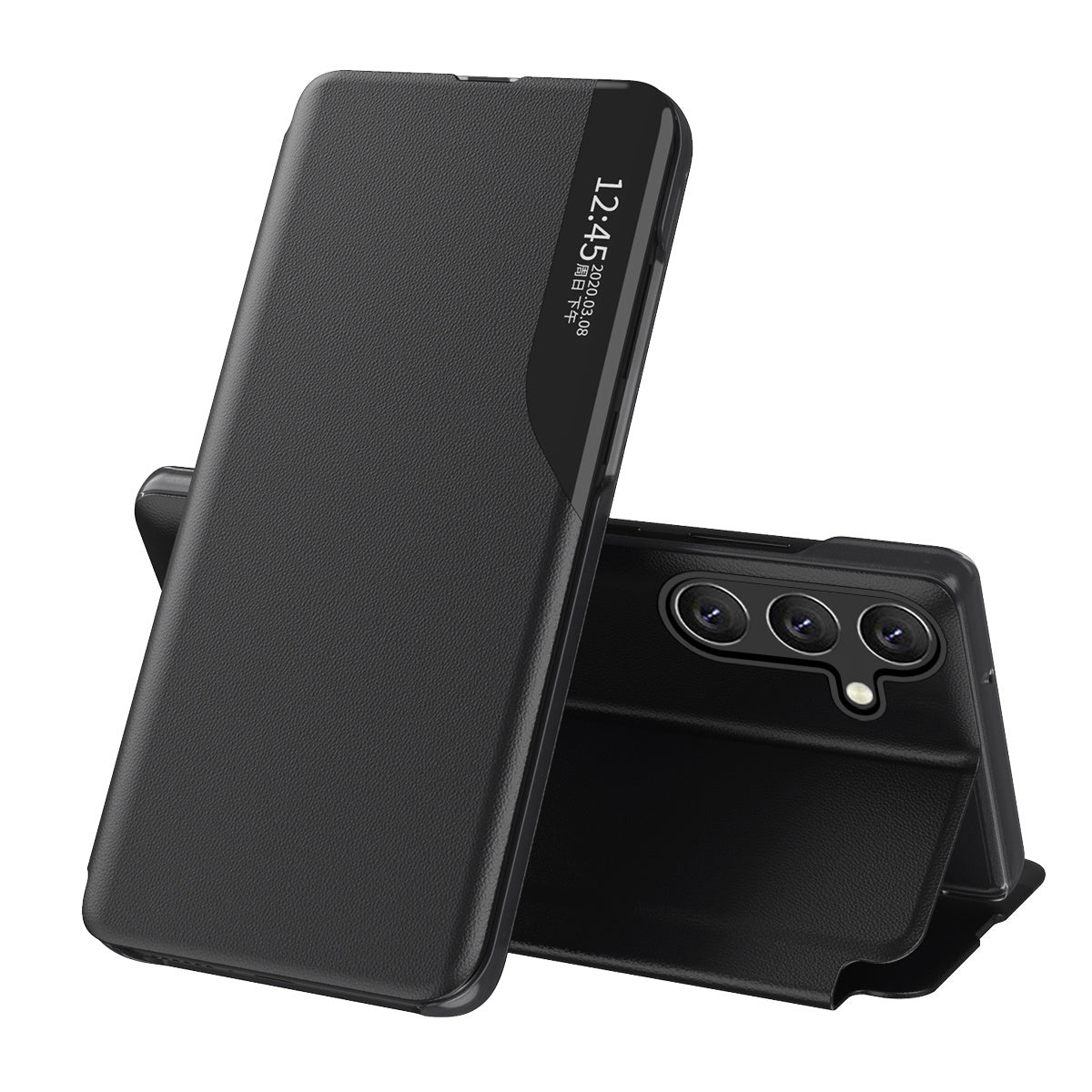SmartView etui ovitek za Samsung A36, Črn