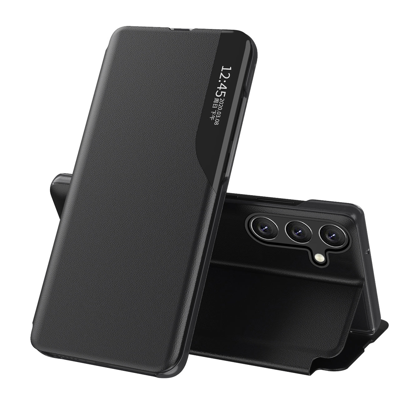 SmartView etui ovitek za Samsung A56, Črn
