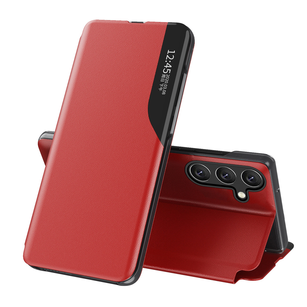 SmartView etui ovitek za Samsung A56, Rdeč