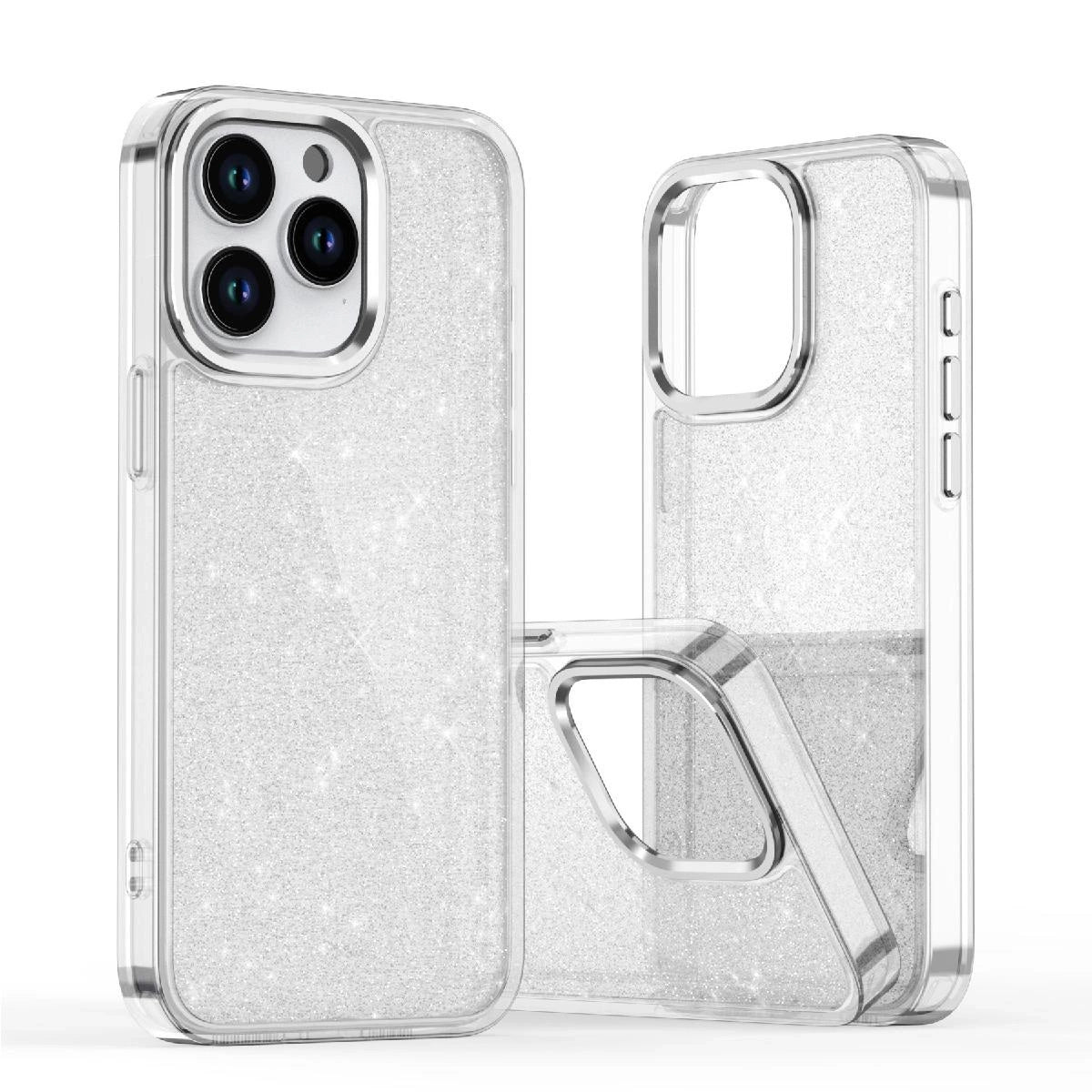 Hybrid Glitter ovitek za Samsung A56, Silver