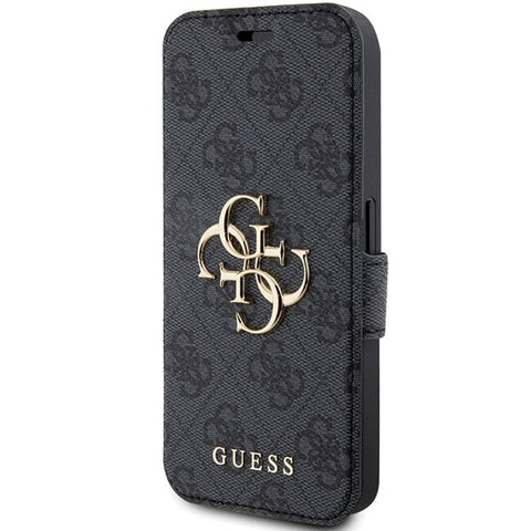 Guess 4G Metal Logo ovitek za iPhone 15 Pro, Gray