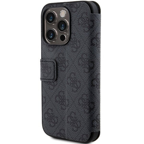 Guess 4G Metal Logo ovitek za iPhone 15 Pro, Gray