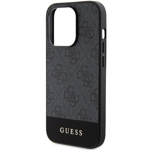 Guess 4G Stripe Collection ovitek za iPhone 15 Pro, Gray