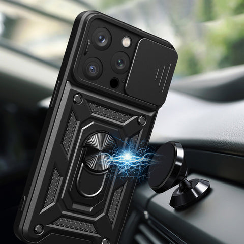 Hybrid Armor ovitek za iPhone 15 Pro, Moder