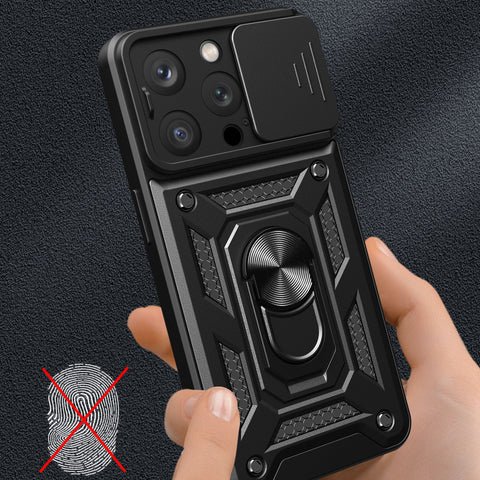 Hybrid Armor ovitek za iPhone 15 Pro, Moder