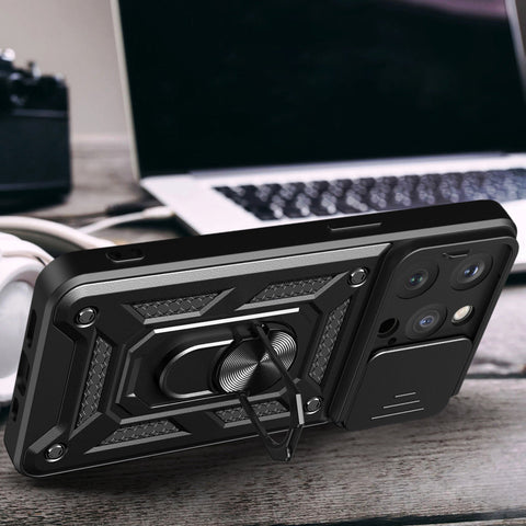 Hybrid Armor ovitek za iPhone 15 Pro, Moder