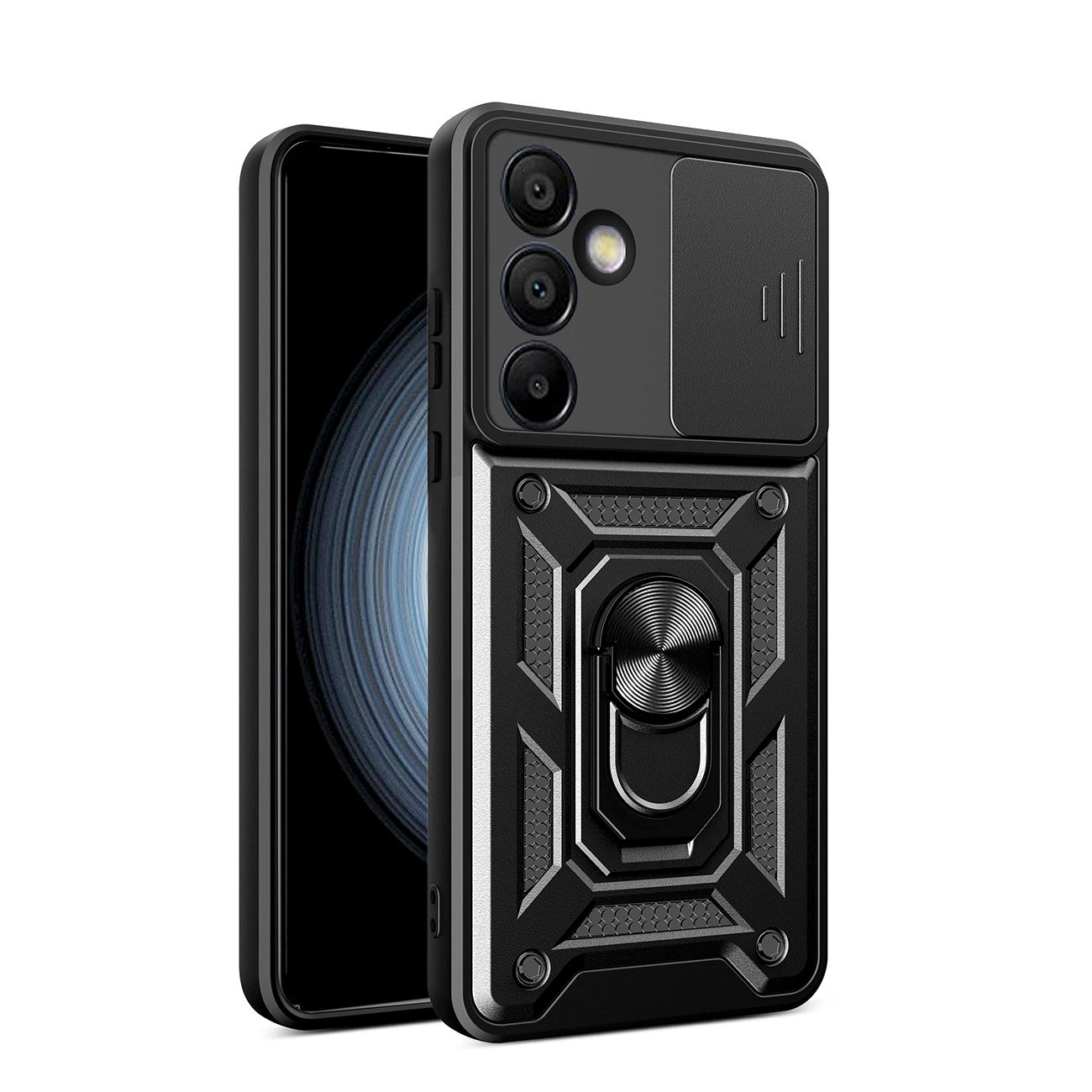 Hybrid Armor ovitek za Samsung A56, Črn