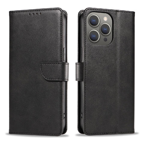 Eleganten etui ovitek za iPhone 16 Pro, Črn