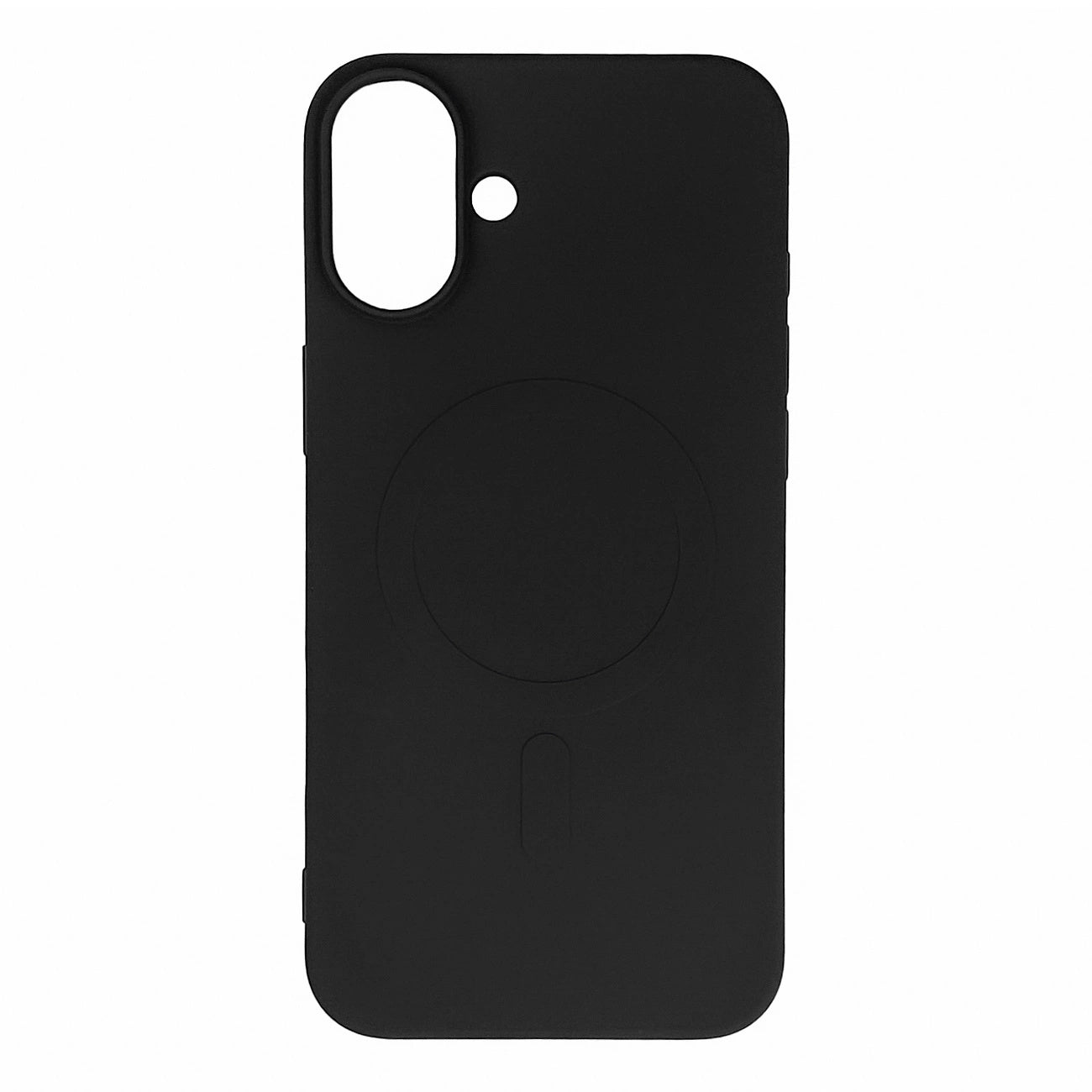 Liquid Silicone MagSafe ovitek za Samsung A56, Črn