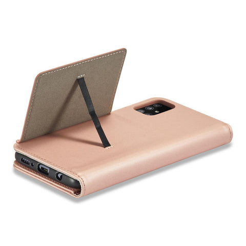 Modni etui/ovitek za Samsung A52, žepek, Pink